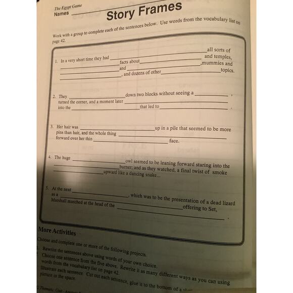 Resource education Thematic Unit "ALNCIENT EGYPT" challenging - Picture 3 of 4